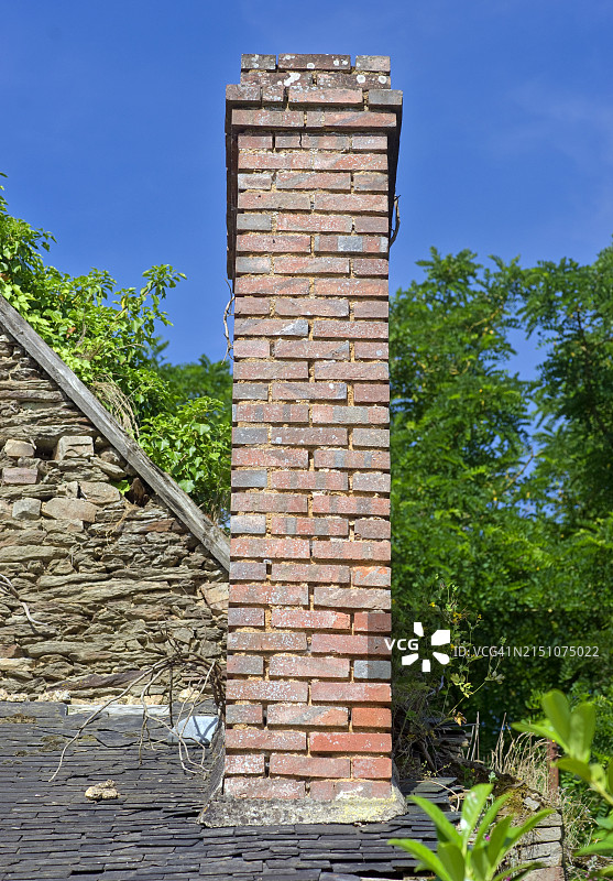 砖砌烟囱图片素材
