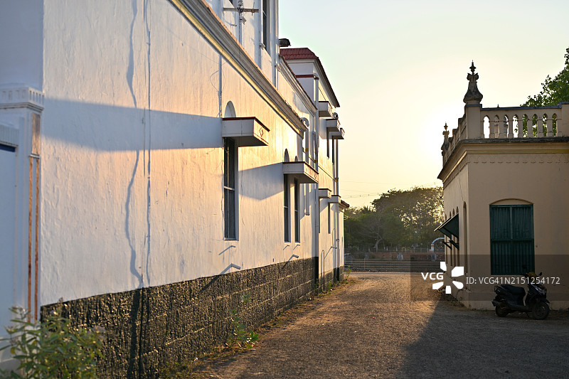 泰米尔纳德邦卡莱库迪的美丽小巷图片素材