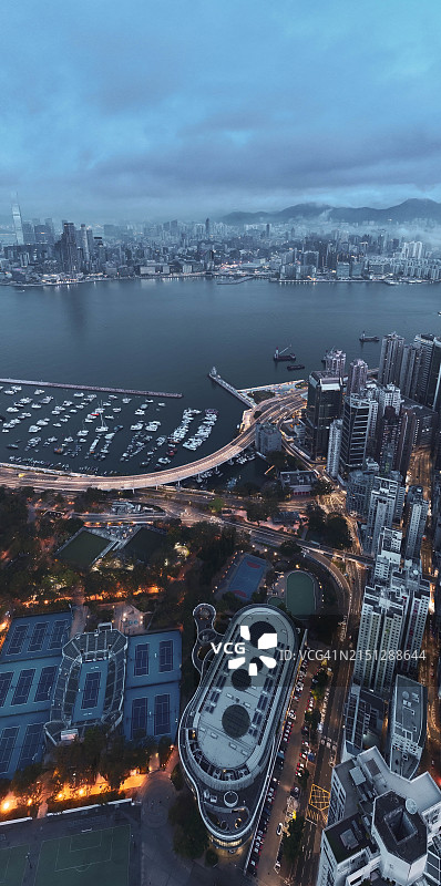 香港维多利亚港城市风光图片素材