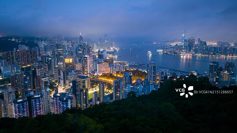 香港维多利亚港城市风光图片素材