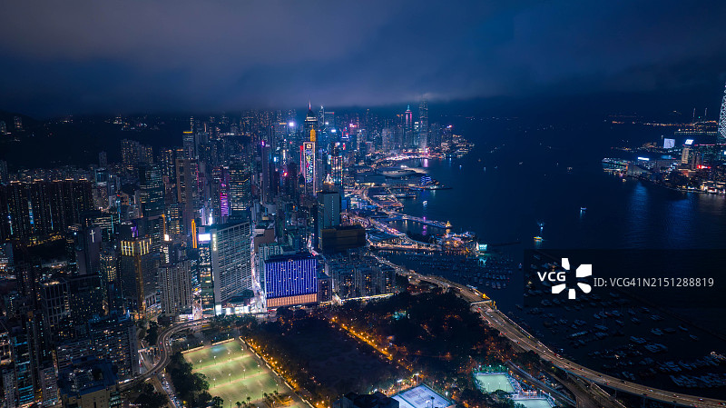 香港维多利亚港城市风光图片素材