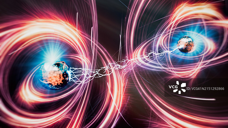 量子关联图片素材