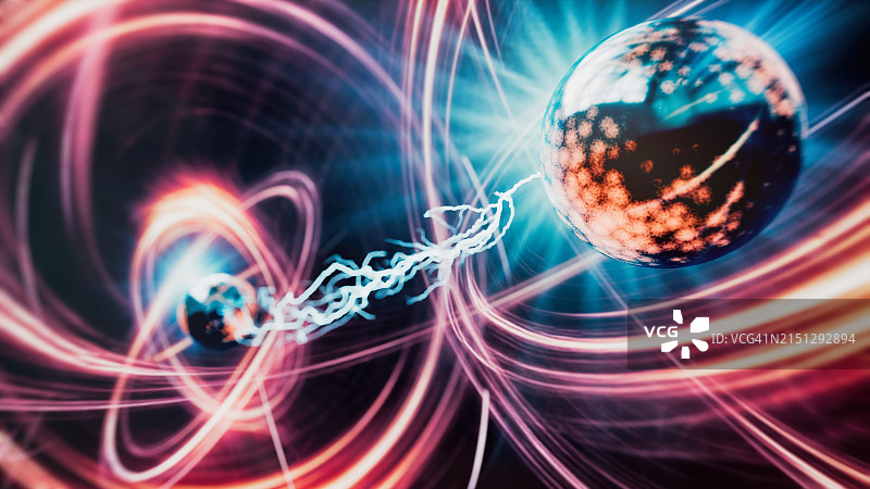 量子关联图片素材