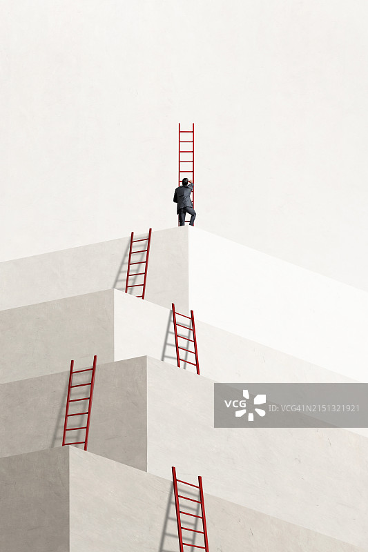 商人寻找更高层次图片素材