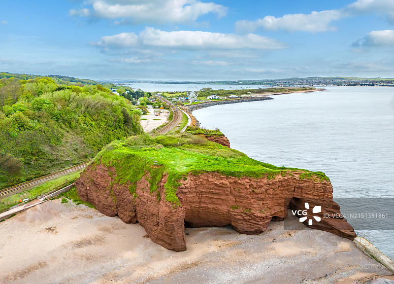 道利什沃伦的朗斯通岩岬图片素材