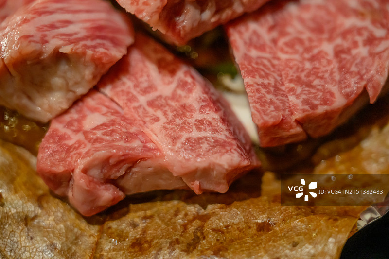 烤和牛，飞驒牛肉图片素材