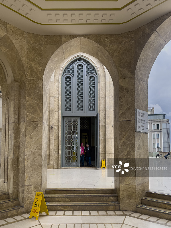 塔克西姆广场和塔克西姆清真寺图片素材