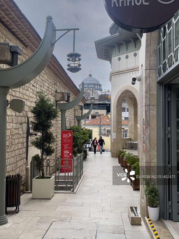 塔克西姆广场和塔克西姆清真寺图片素材