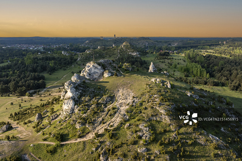 奥尔什丁附近的比亚克沃山图片素材