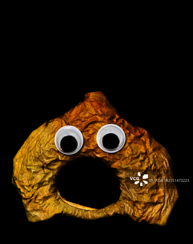 惊讶的脱水苹果图片素材