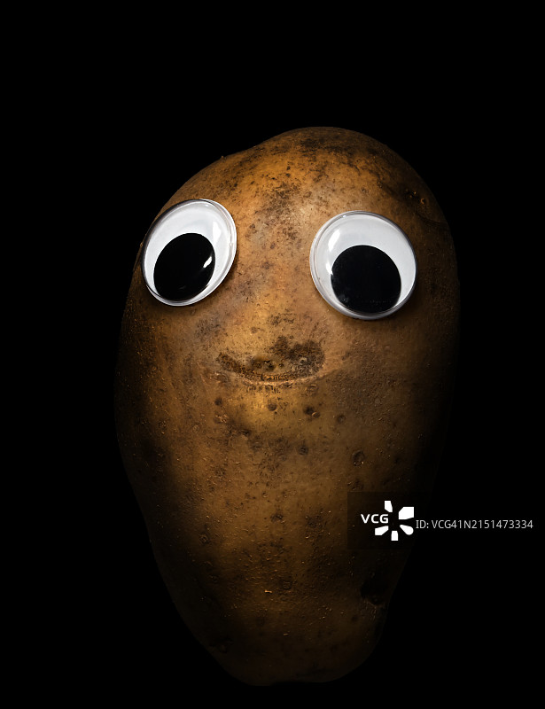 快乐的马铃薯图片素材