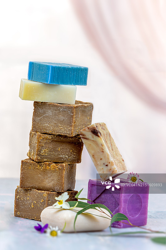 有机手工皂图片素材