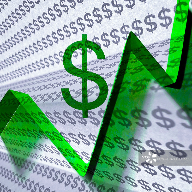 美元符号抽象图像图片素材