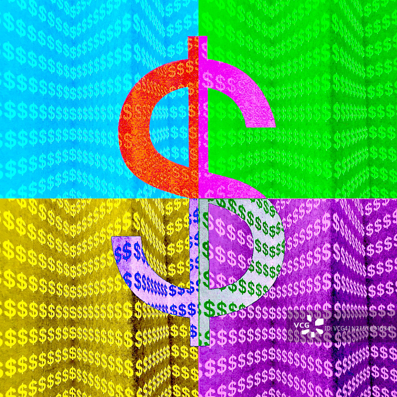 抽象美元符号图片素材