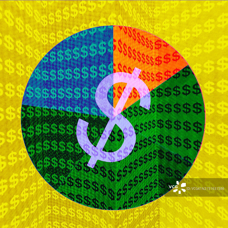 抽象美元符号图片素材