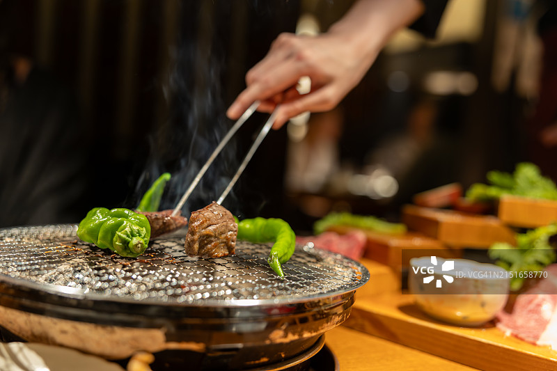日式烤肉料理图片素材