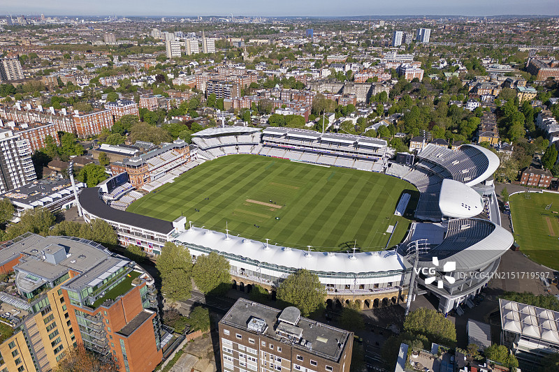 板球场鸟瞰图图片素材