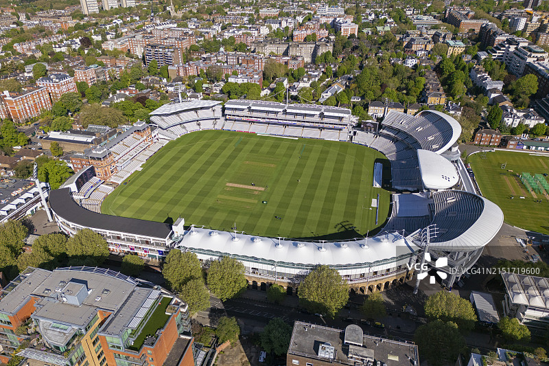 板球场鸟瞰图图片素材