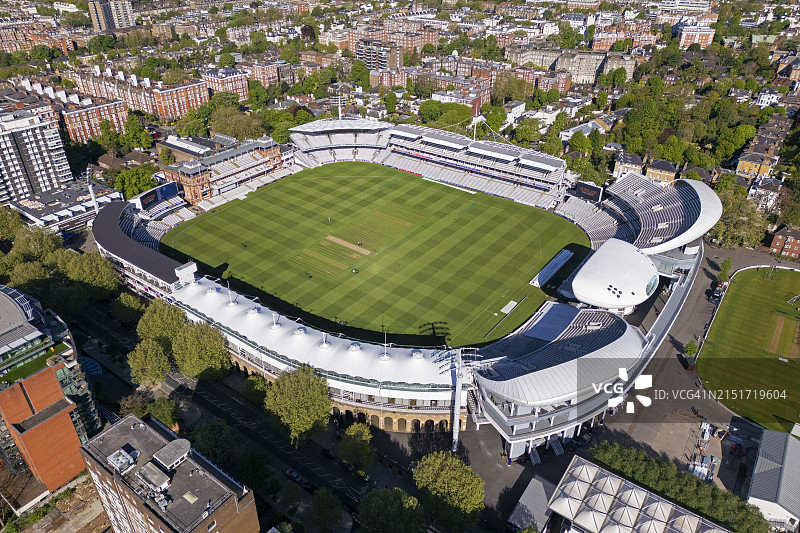 板球场鸟瞰图图片素材