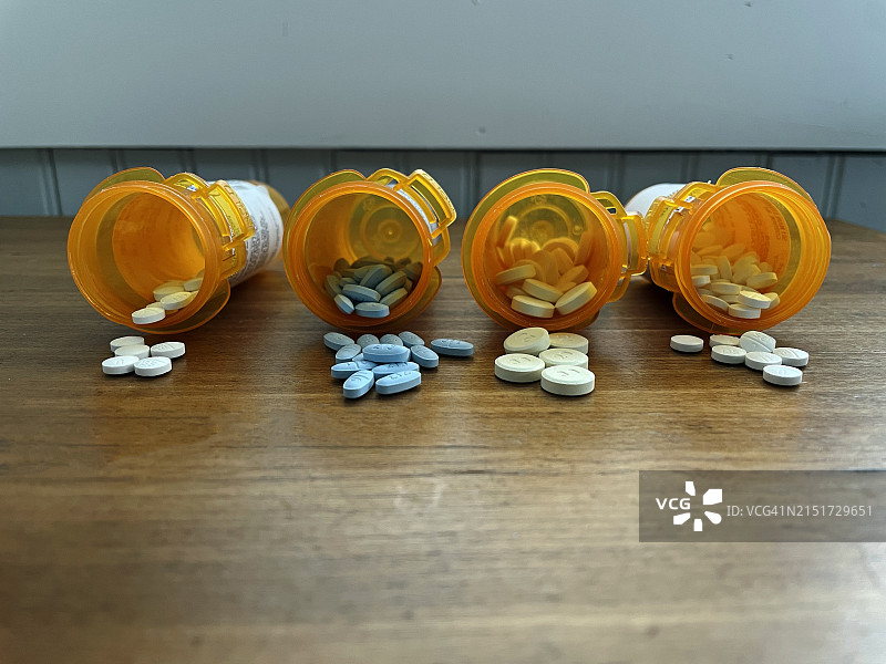 精神科处方药物组合图片素材