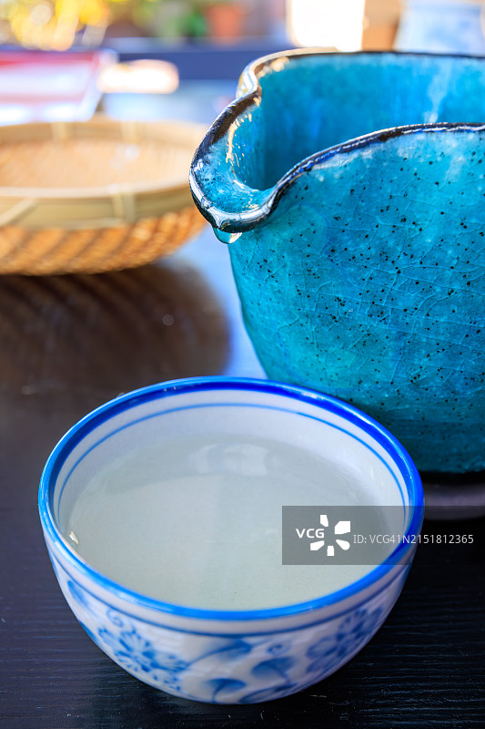 午后最佳清酒图片素材