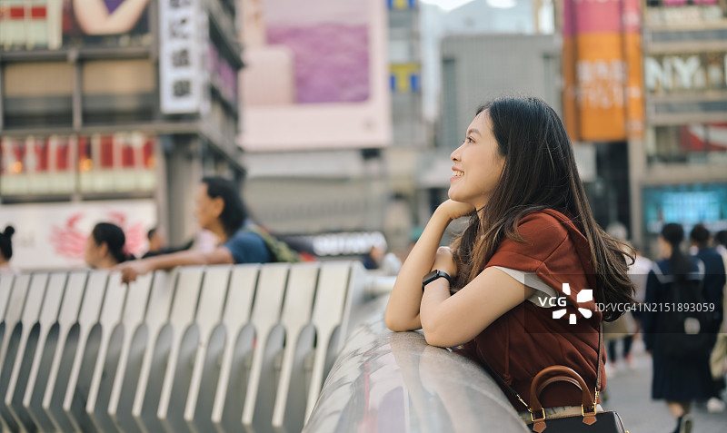 大阪道顿堀的文化旅行瞬间图片素材