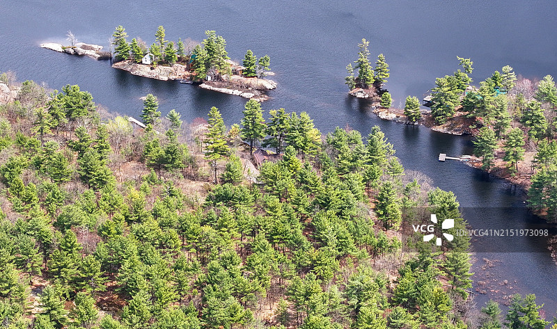 安大略省谢菲尔德保护区伦诺克斯和阿丁顿暗夜观星区图片素材
