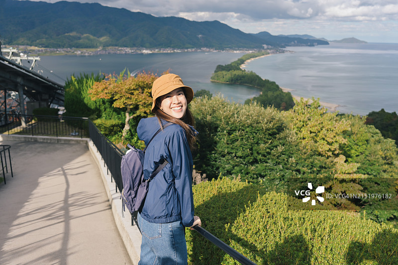 在日本天桥立享受从黄昏到黎明的完美时刻图片素材
