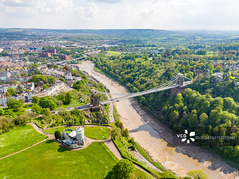 布里斯托尔克利夫顿悬索桥图片素材