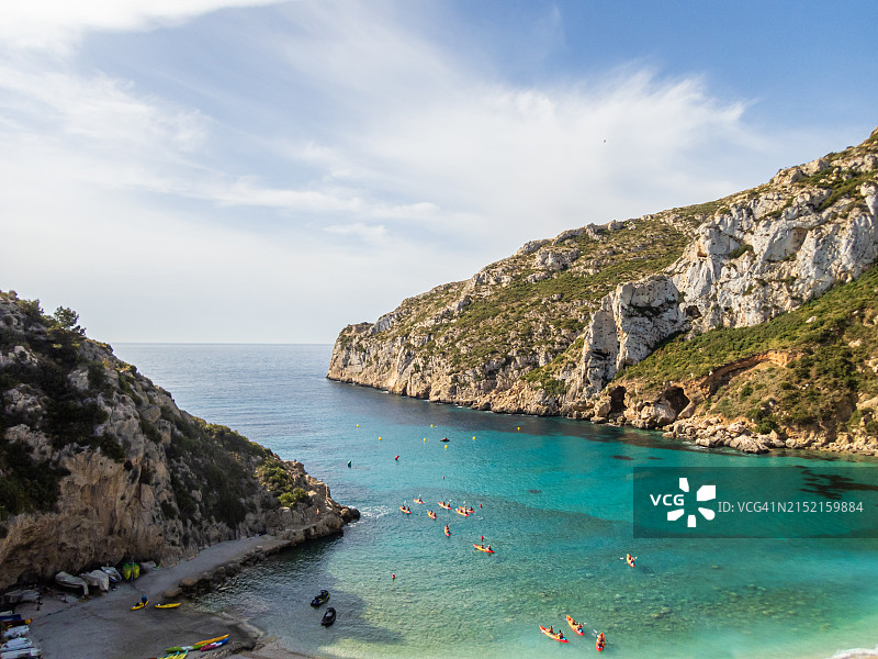 格拉纳德利亚海湾，哈维亚，阿利坎特图片素材