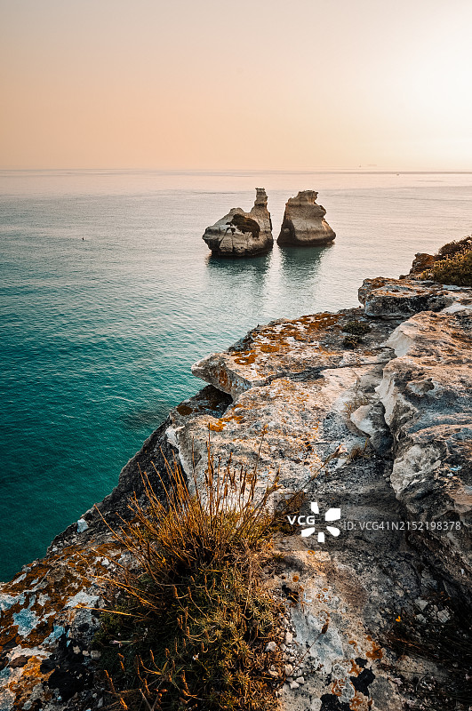Le Due Sorelle 意大利普利亚萨伦托清晨图片素材