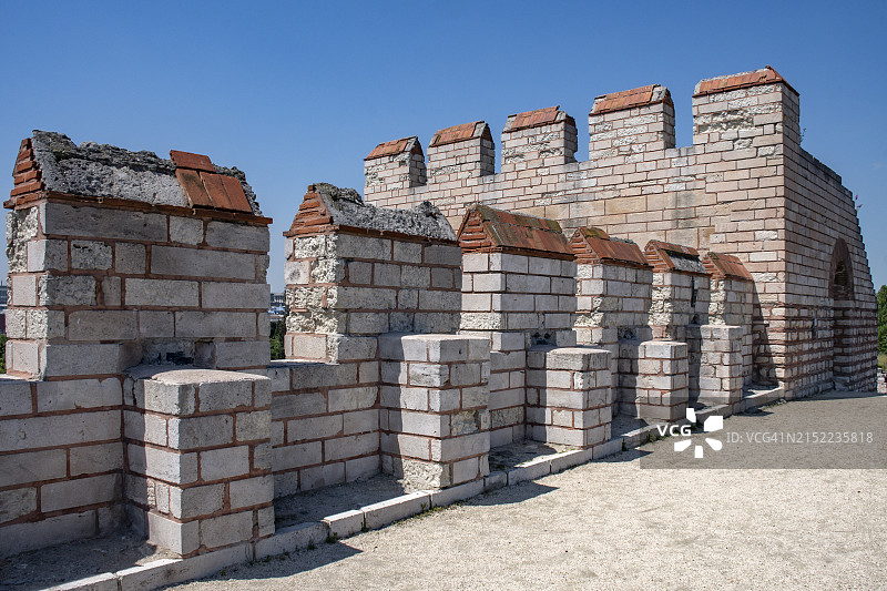 土耳其伊斯坦布尔古城墙图片素材
