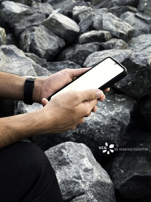 使用智能手机图片素材