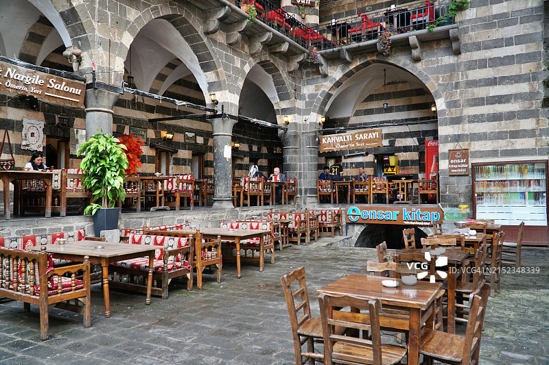 土耳其迪亚巴克尔的哈桑帕夏商队驿站图片素材