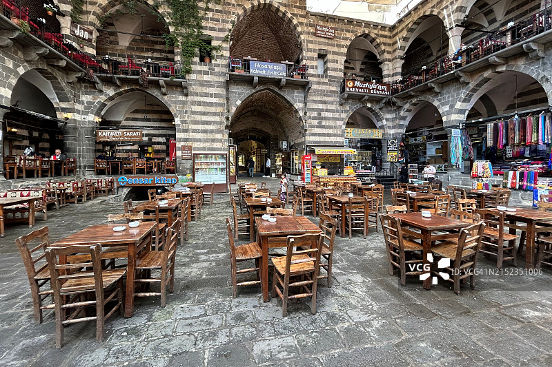 土耳其迪亚巴克尔的哈桑帕夏商队驿站图片素材