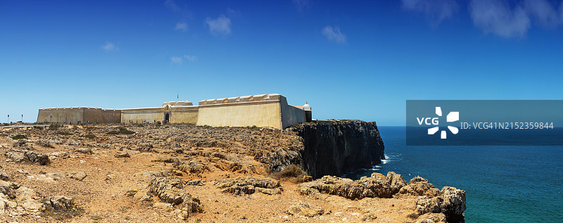 萨格里什堡垒：葡萄牙阿尔加维的历史古迹图片素材