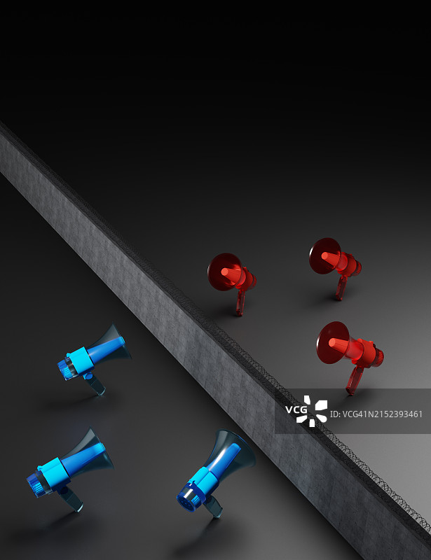 对立面概念图片素材