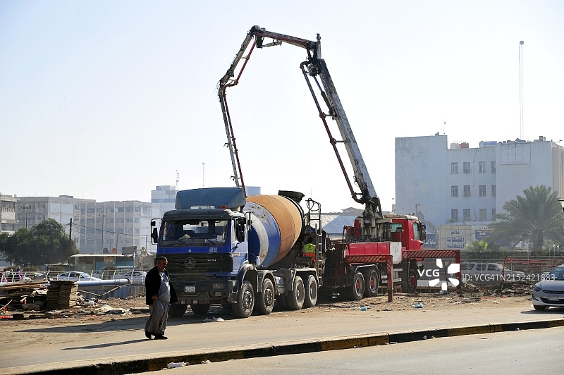 国际投资建设工程——中东地区伊拉克建筑施工图片素材