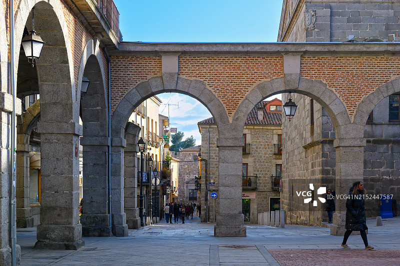 中世纪拱廊图片素材