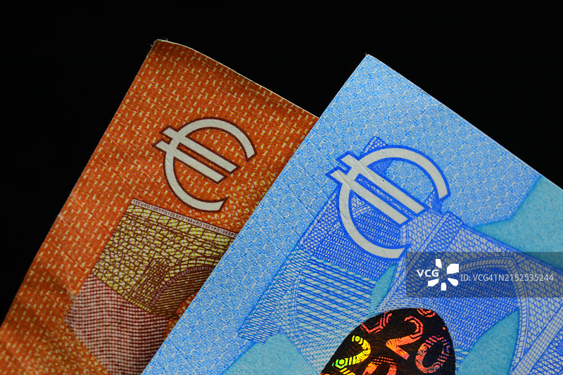 欧元钞票图片素材