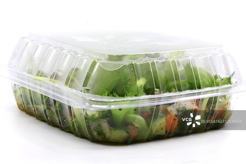 用透明翻盖容器外带食物图片素材