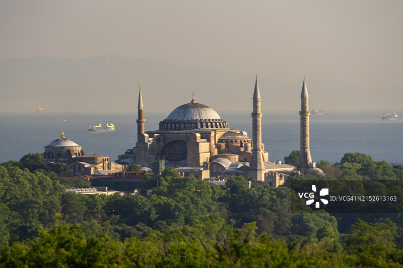 土耳其伊斯坦布尔圣索菲亚大教堂图片素材
