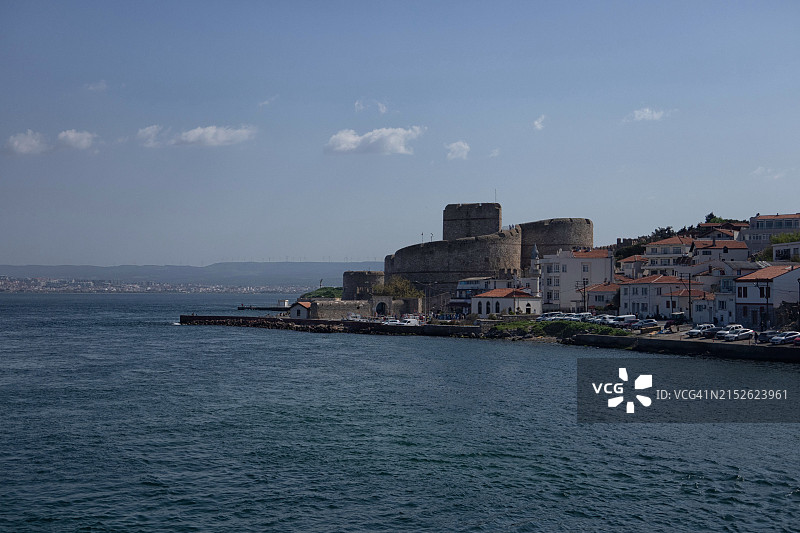 从高角度拍摄的Kilitbahir甜点图片素材