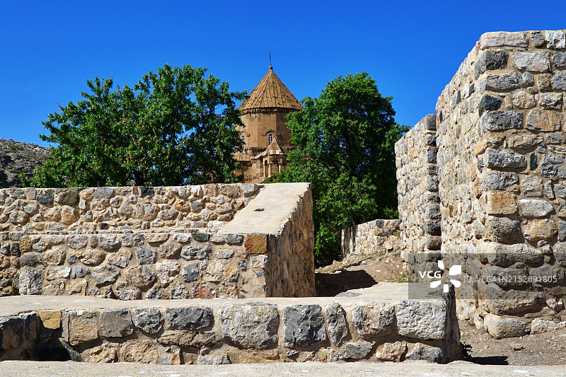 土耳其凡城的阿格塔玛尔大教堂图片素材
