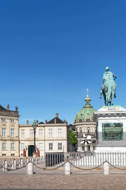 丹麦哥本哈根阿美琳堡宫图片素材