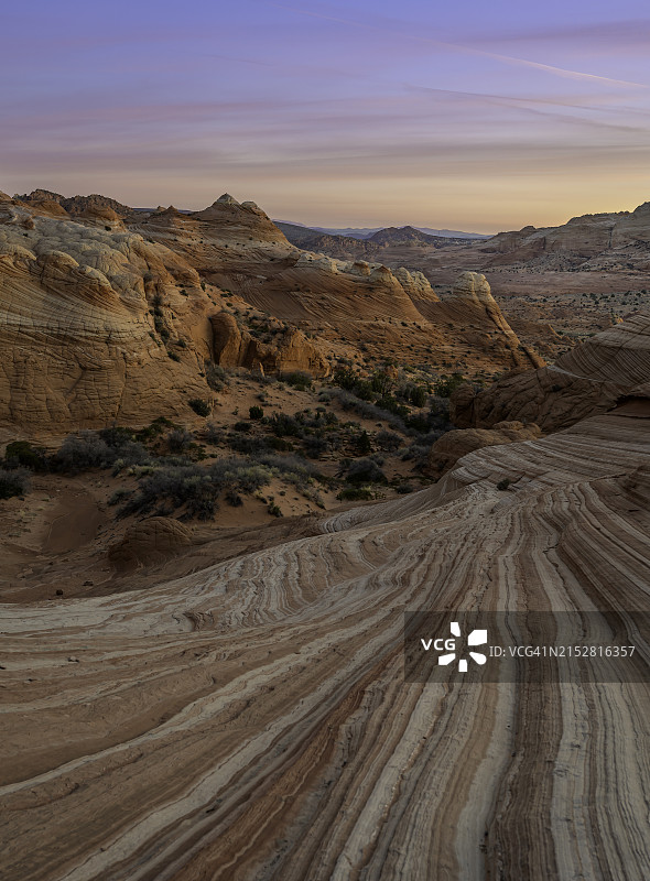 美国西南部壮丽的地质场景图片素材