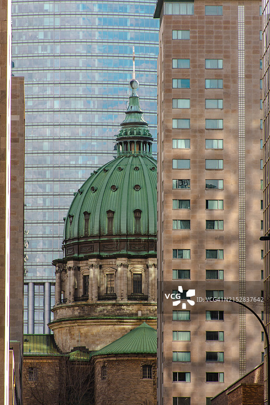 蒙特利尔世界玛丽女王大教堂图片素材