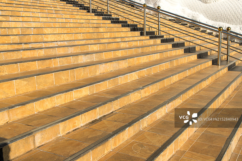 现代建筑栏杆和楼梯细节图片素材