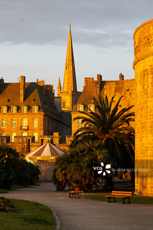 圣马洛城市风光图片素材