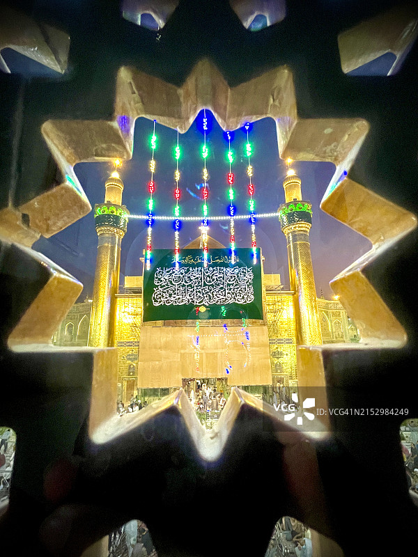 2022年7月16日，伊拉克纳杰夫的伊玛目阿里圣地图片素材